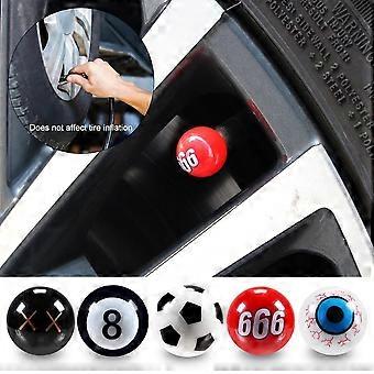 4 stuks Universele Autoband Ventieldop Wiel Stofkap Voor Auto Vrachtwagen SUV Motorfiets Fiets Auto Styling Ventiel Stuurpen Accessoires