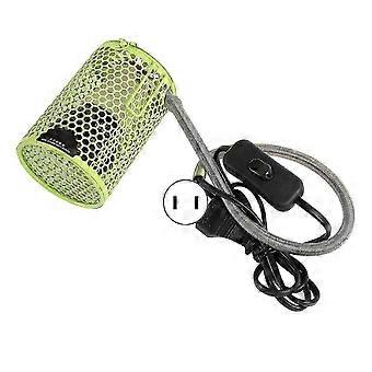 reptil varmelampe multifunksjons keramisk varmelampe pære med lampeskjerm for frosker hamstere kyllinger 100w amerikansk plugg 110×120v 2025