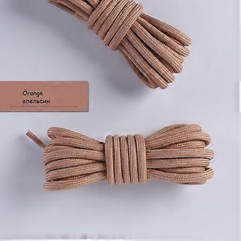 Fashion Round Shoelaces Polyester Solid Laces for Sport Shoes Boots Classic Sneaker Shoestrings 20 Colors Shoe Accessories 1Pair