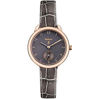 Barbour-whitley Swiss Quartz Analog Woman Watch with BB035RSGY Cowskin Bracelet