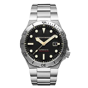 Spinnaker vintage boettger Heren automatisch analoog horloge met roestvrijstalen armband SP-5083-11