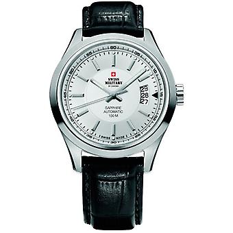 Swiss Military Automatic Analog Man Watch with SMA30003.09 Cowskin Bracelet