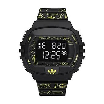 Adidas orig nyc Unisex Digital Quartz Watch with ADH6081 Rubber Bracelet