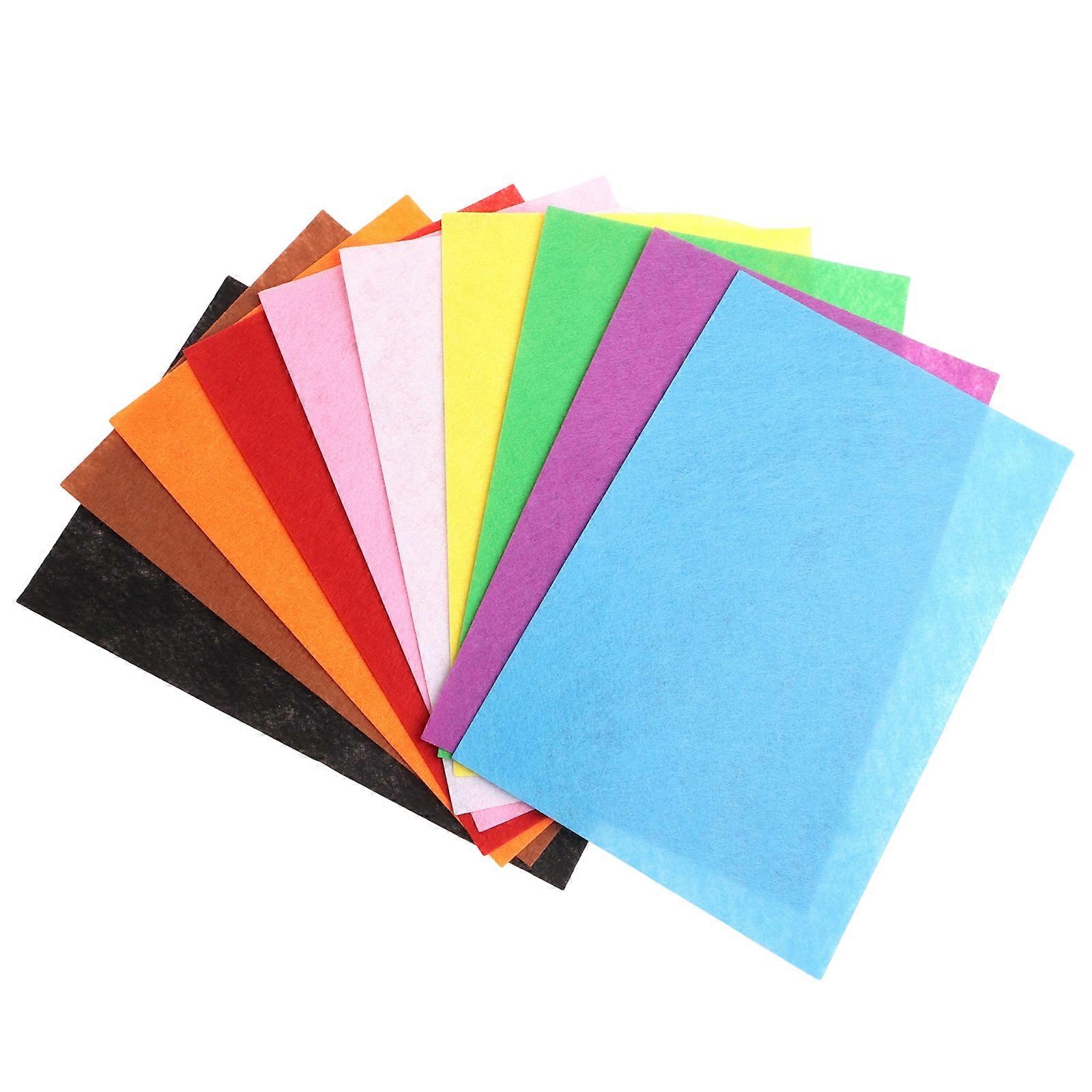 High-Density Felt Sheets, Easy-Cut Craft Fabric, Solid-Colour Art Material