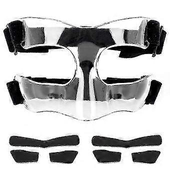 Protezione per il naso rotto, protezione per il viso regolabile Maschera per l'allenamento sportivo Protezione per il naso con imbottitura