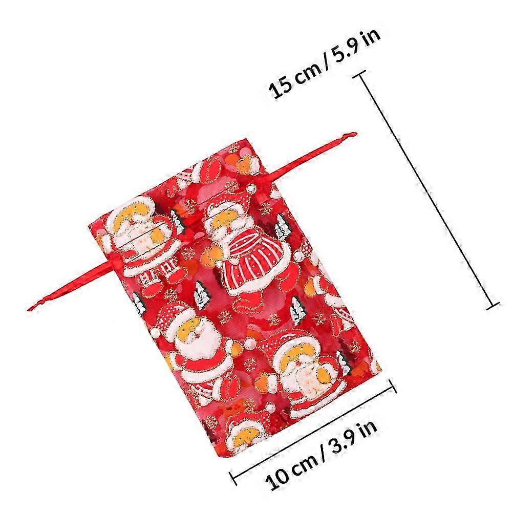 Candy Storage Pouch Drawstring Bags compatible with Storage 20Pcs Christmas Use