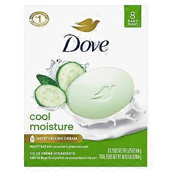 Dove Cool Moisture Beauty Bar Soap Cucumber & Green Tea 3.75 oz 8 Bars