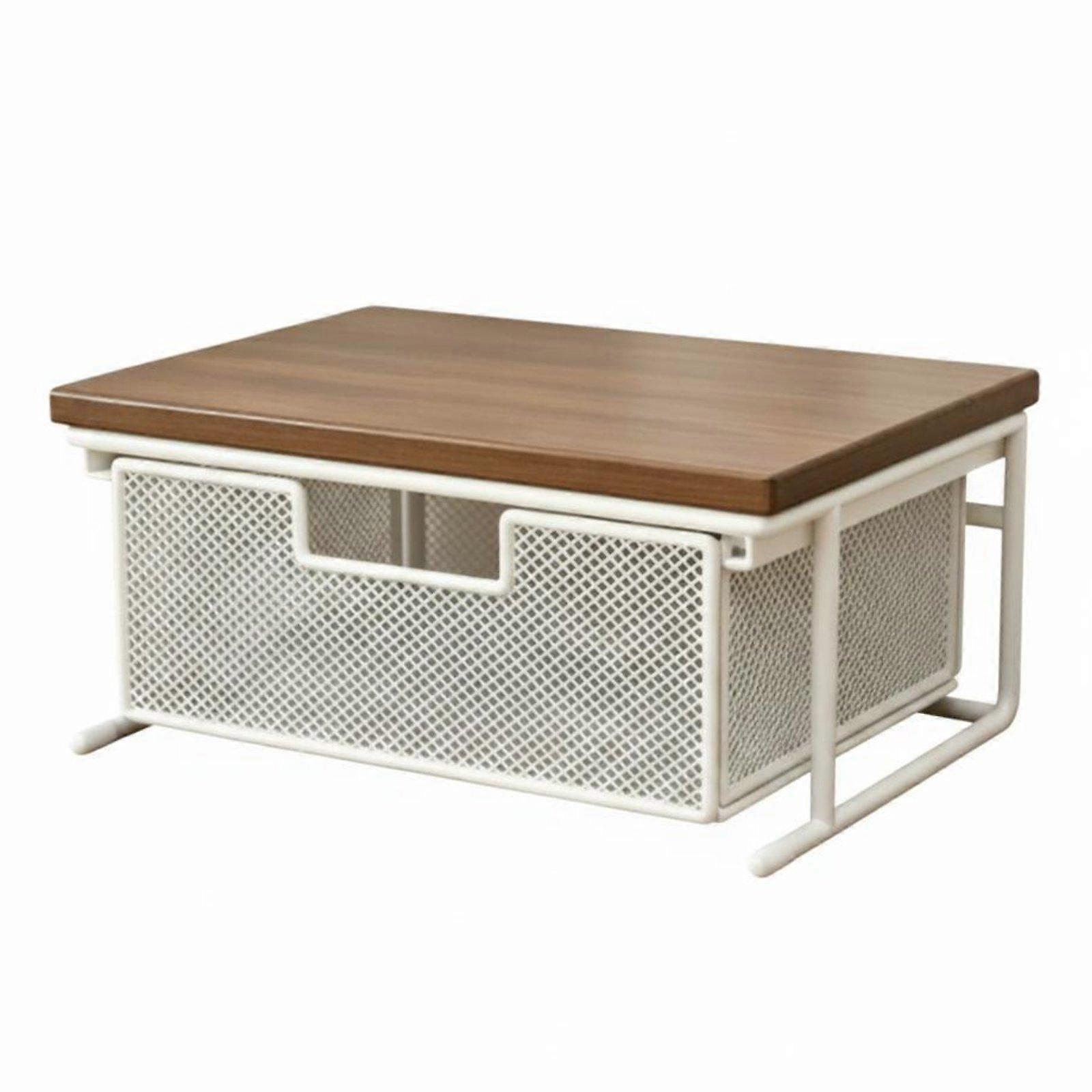 Printer Stand with Drawer Storage Saving Desktop Printer Stand Versatile Desktop