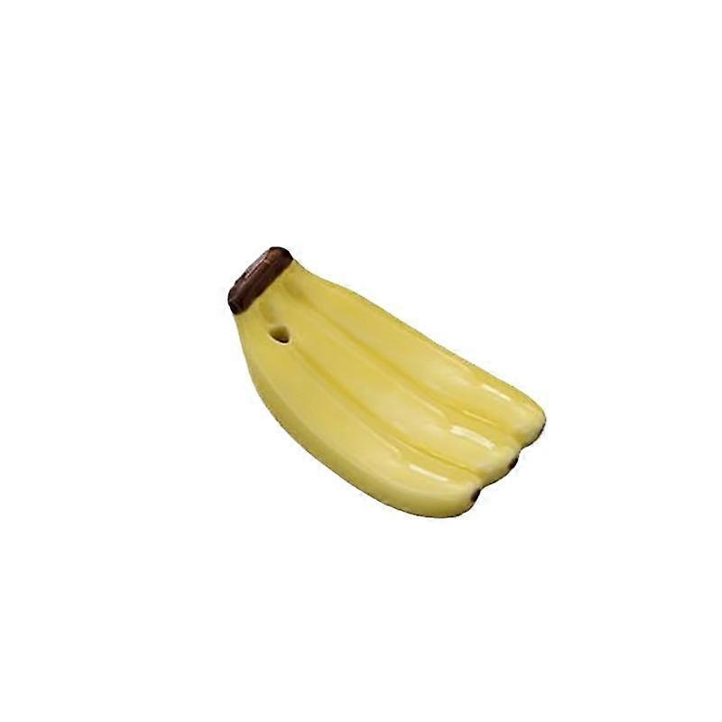 Ceramic Banana Incense Insertion Tray