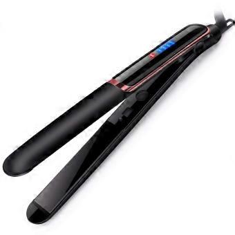 2 in 1 Ceramic Hair Straightener for Wet and Dry Hair, Fast Heating Flat Iron 110V220V Black