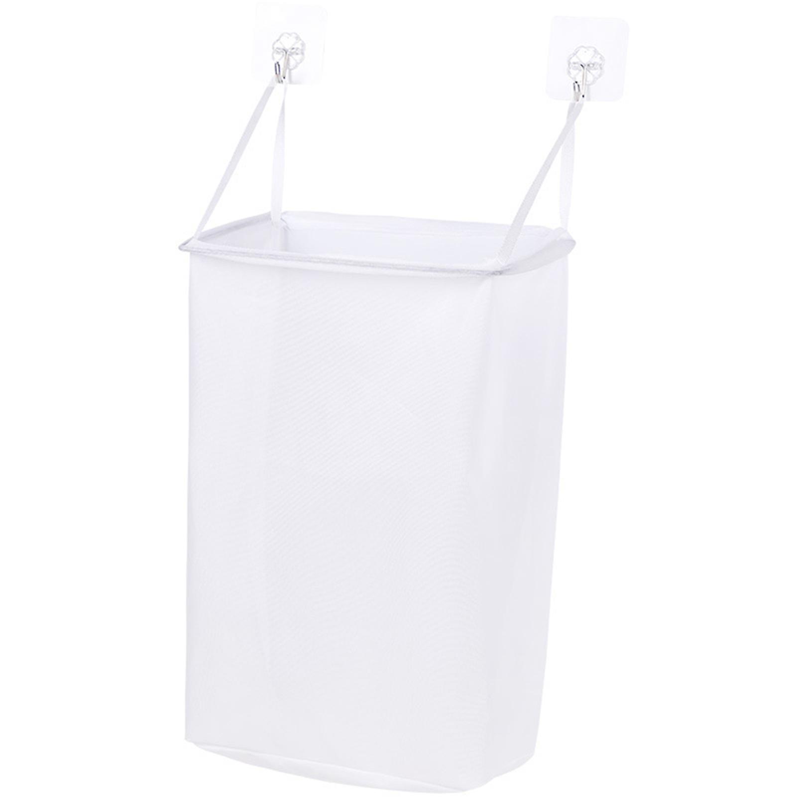 Wall Hanging Laundry Baskets Self-adhesive Laundri Hamper Dirty Clothes Storage