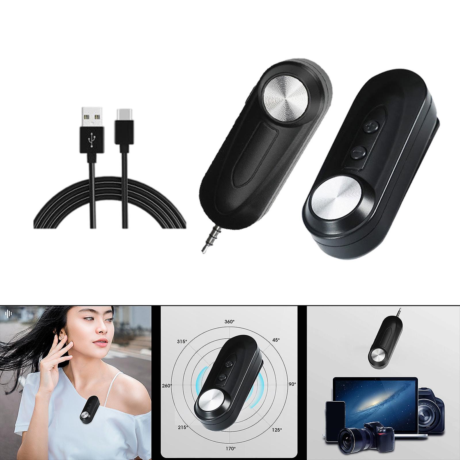 Wireless Lavalier Microphone Mic Rechargeable Standard