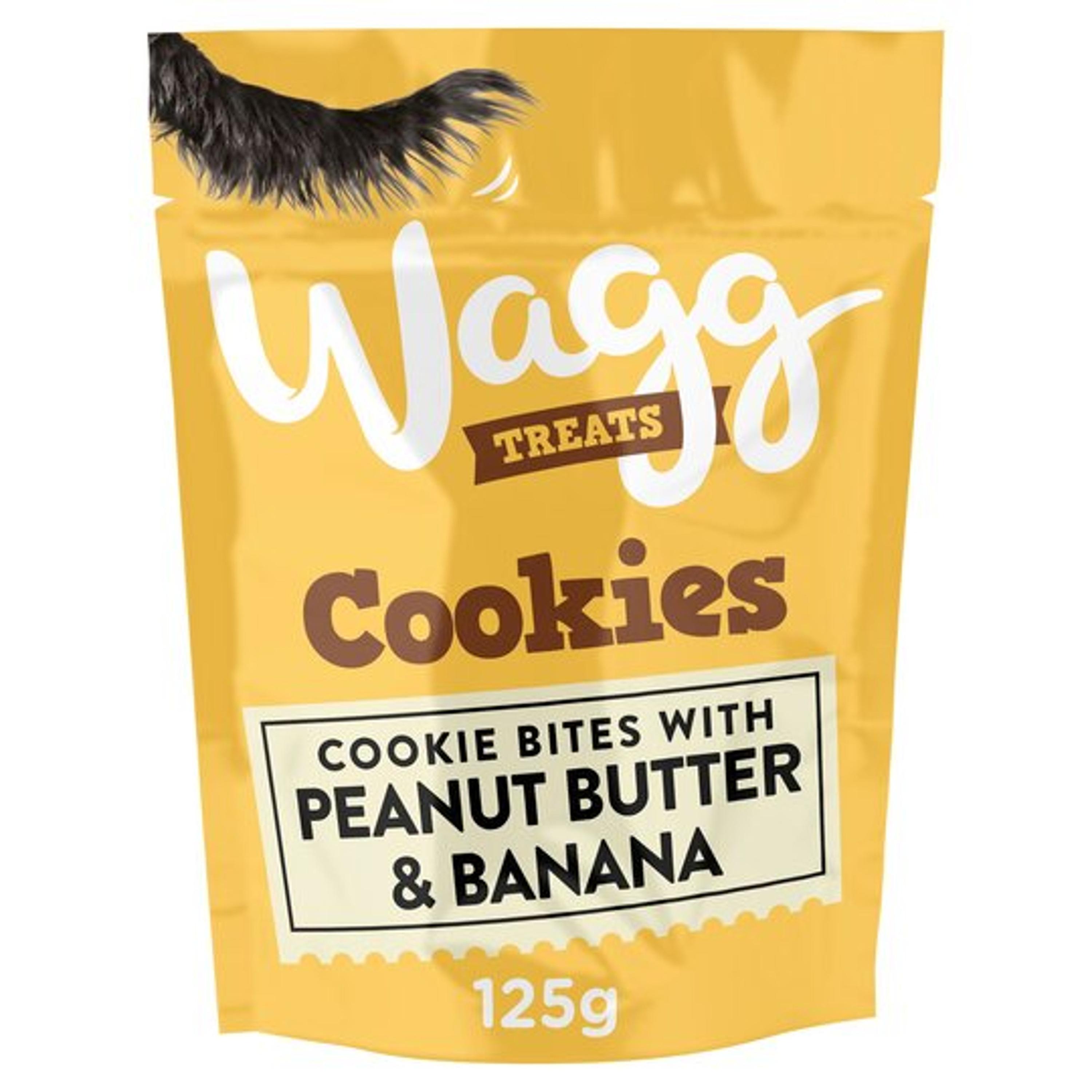 Wagg Cookie Treats Peanut and Banana125g For Dogs