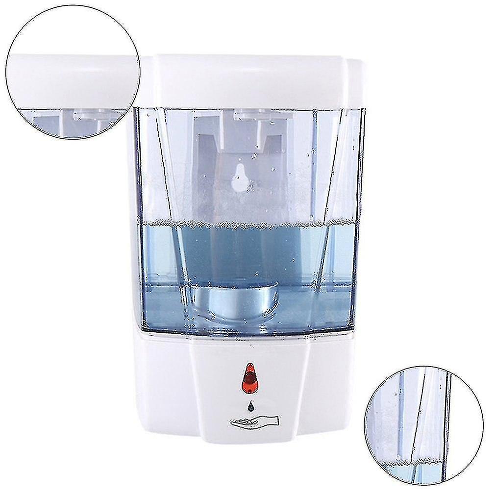 Contact Free Wall Mounted Soap Dispenser Smart Induction Quantitative Liquid Discharge