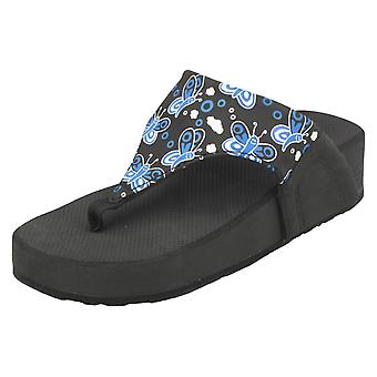 Girls Samoa Kidz EVA Wedge Toe Post Sandals 'Leony' Fruugo US