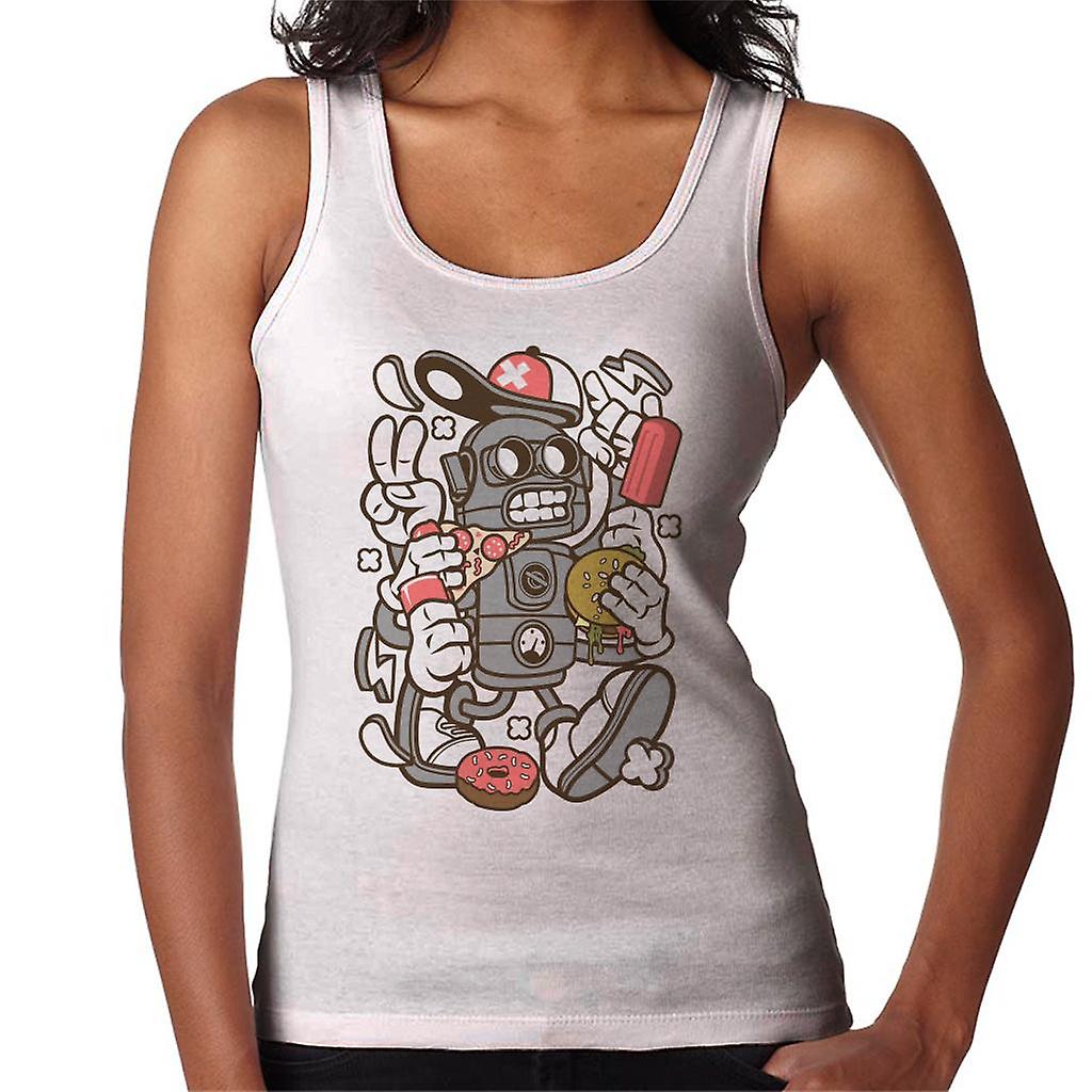 Junk Food Robot kvinners Vest