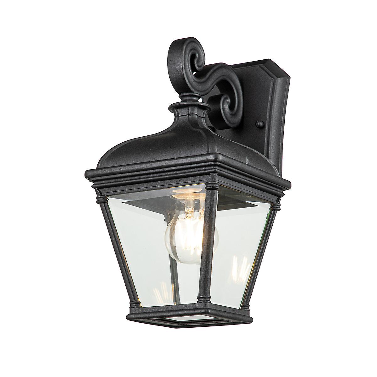 Bayview Outdoor Wall Lantern Black, IP44