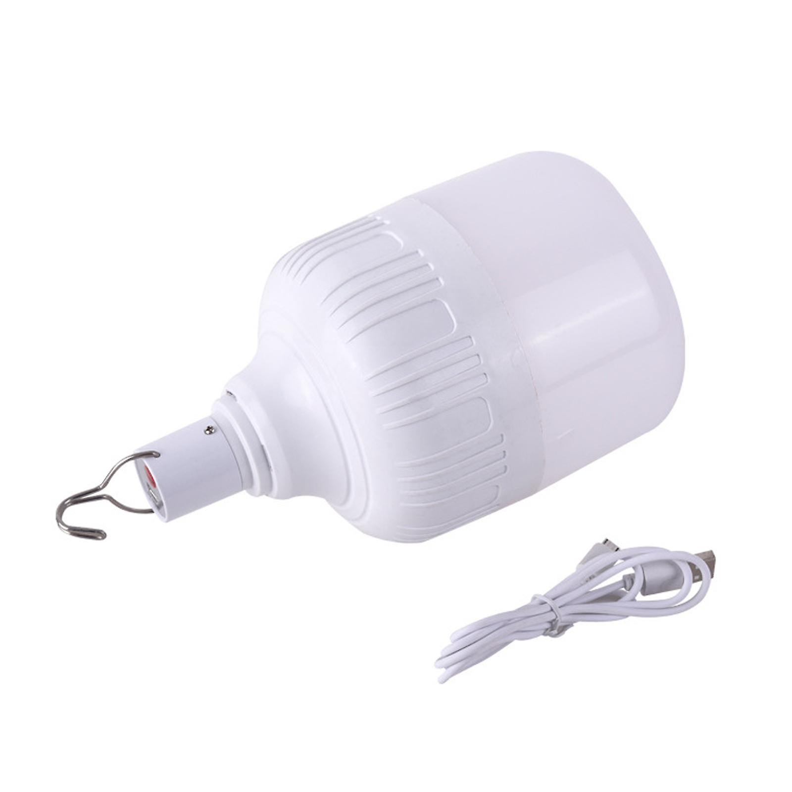 USB LED Light Bulb Camping Lamp White for Backpacking Camping Barbecue