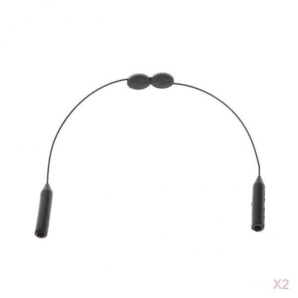 2pcs Adjustable Eyeglasses Glasses Strap Spectacles Holder Keeper Retainer