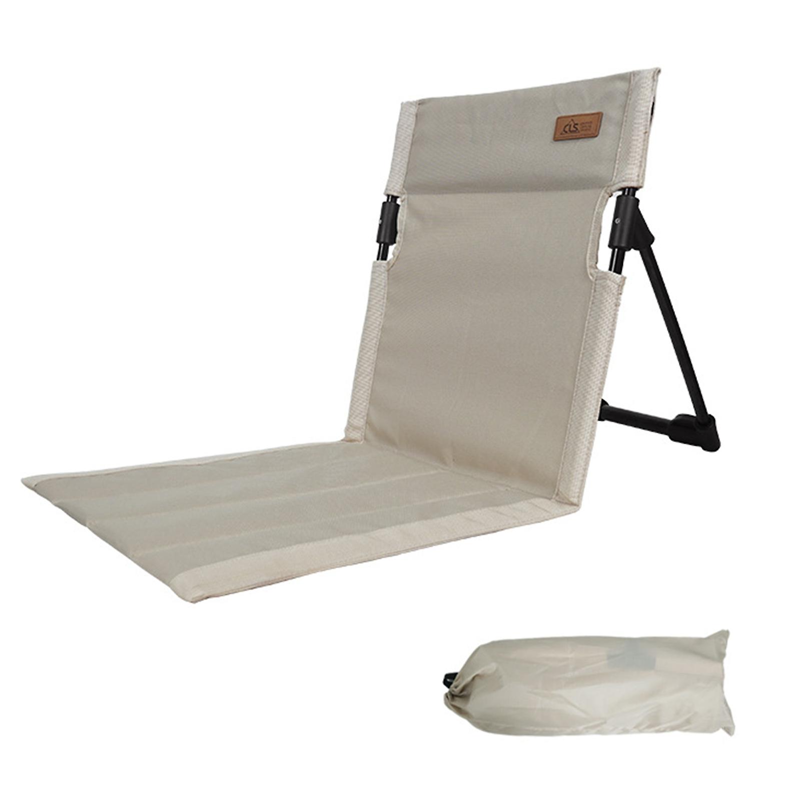 Folding Backchair with Alloy Rack Waterproof Camping Chair for Beach Picnic