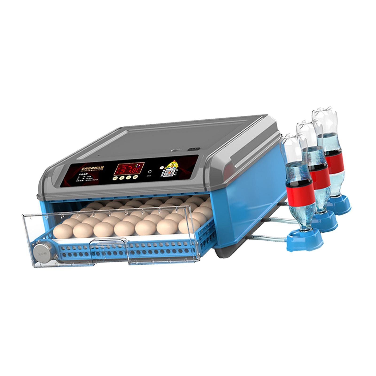 Automatic Egg Incubator Easy Cleaning Chicken Hatcher for Quail Goose Pigeon 48 Eggs