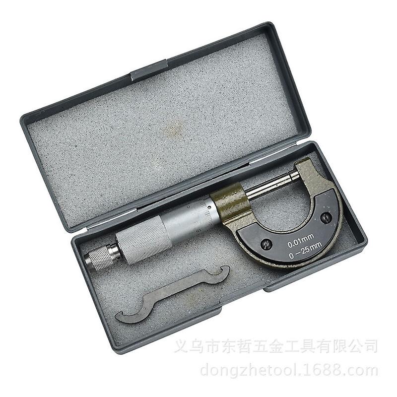 0-25mm Outside Micrometer, 0.01mm Resolution(Metric)