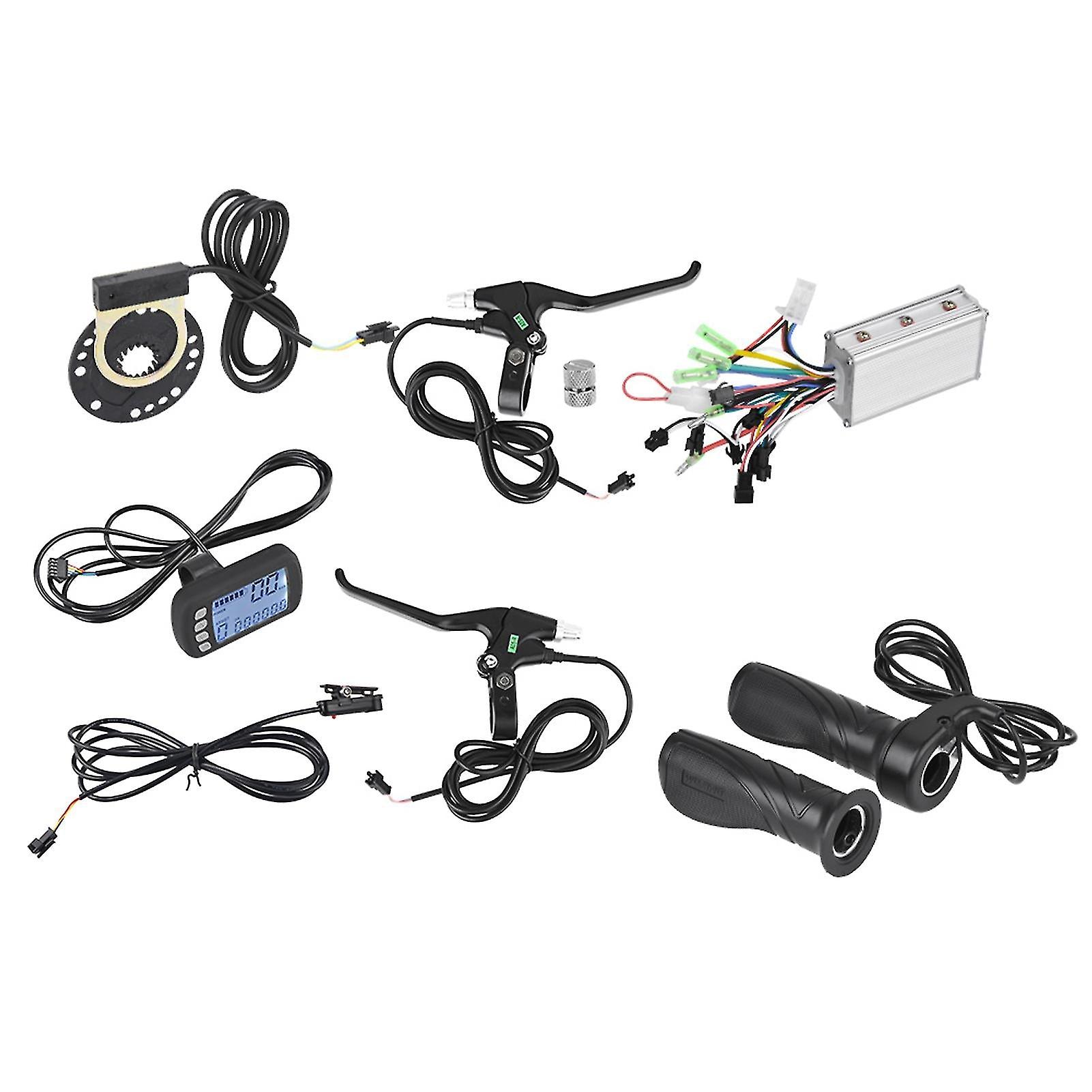 36V/48v 250w 350w Brushless Motor Controller Lcd Panel Kit For E Bike Electric Bike Scooter