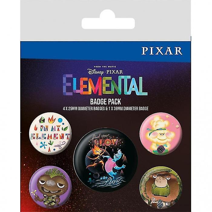 Elemental Periodic Fun Badge Set (Pack of 5)