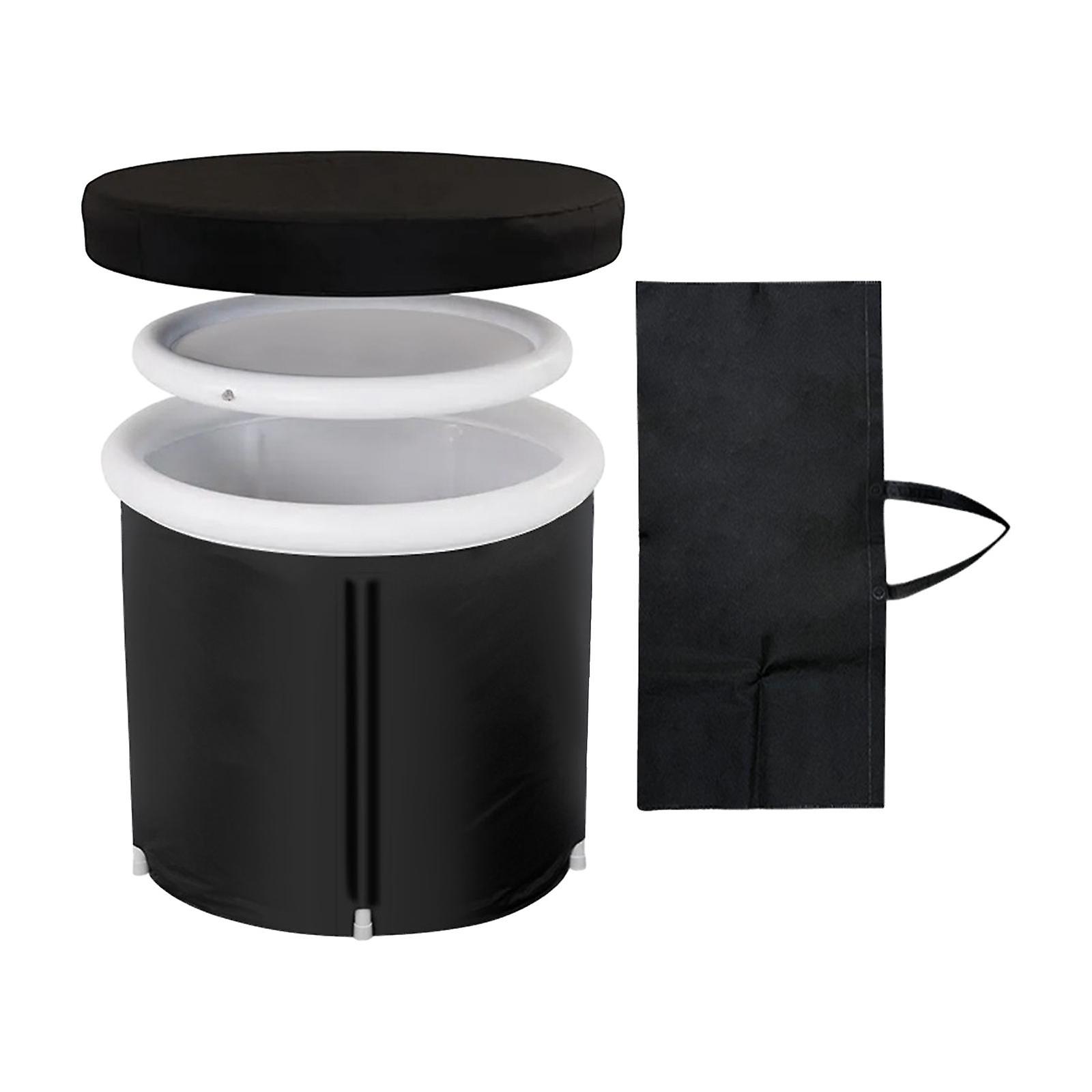 Barrel Badkar Badbadkar för dusch Hopfällbart badkar för stora barn badrum