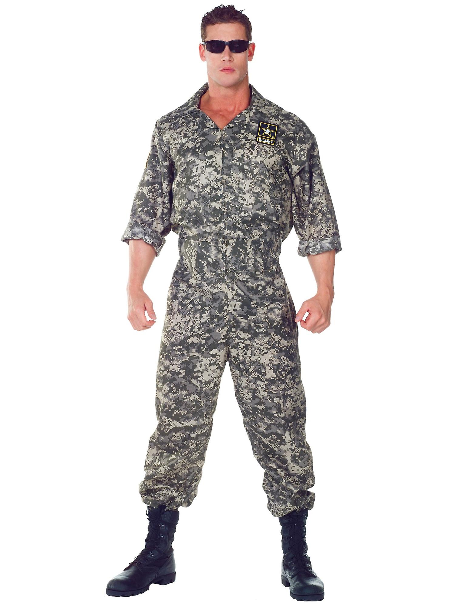 美国陆军连身衣士兵军装海军战斗男子服装加2XL