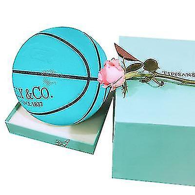 Basketballs Tiffeely Solid Color Popular Basketball For Adults Born For Sports(blue)