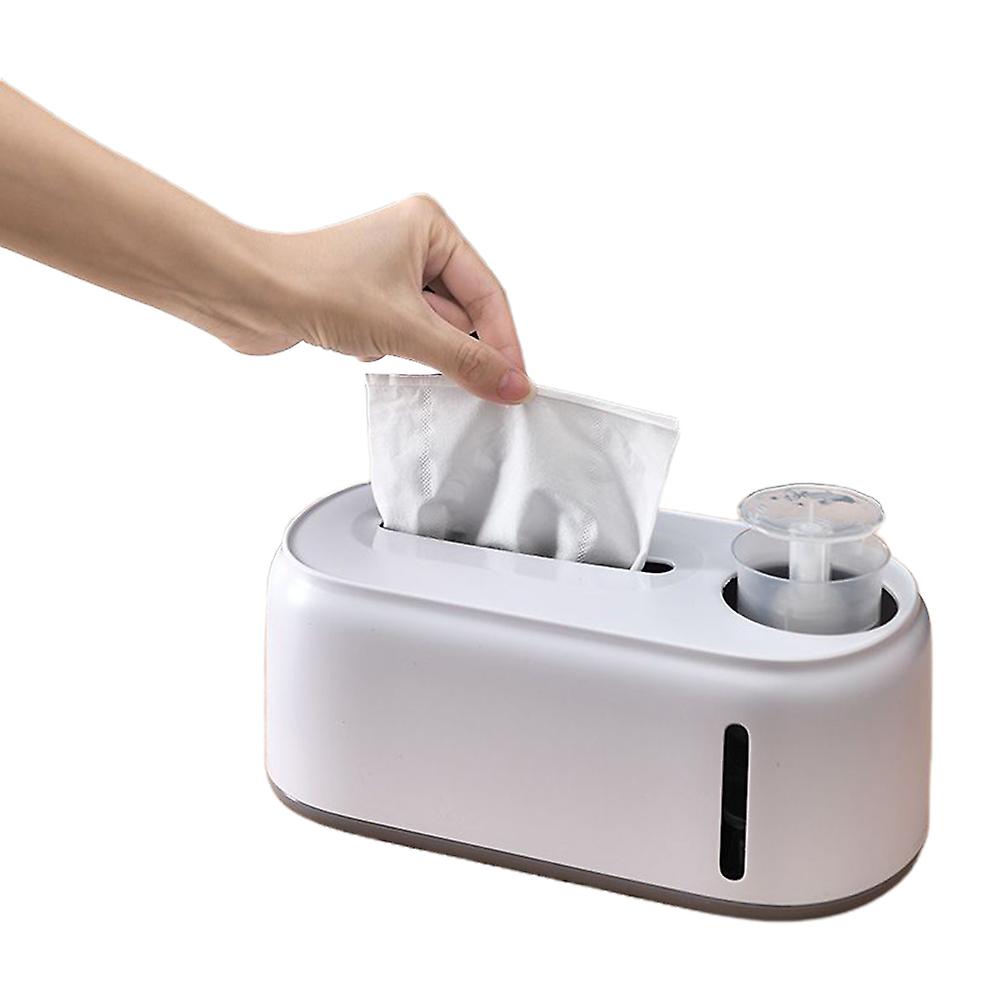 Stylish Tissue Holder For Living Room, Multi-functional Tissue Organizer With Durable & Easy-clean Material, Wall-mounted & Desktop Design, Perfect