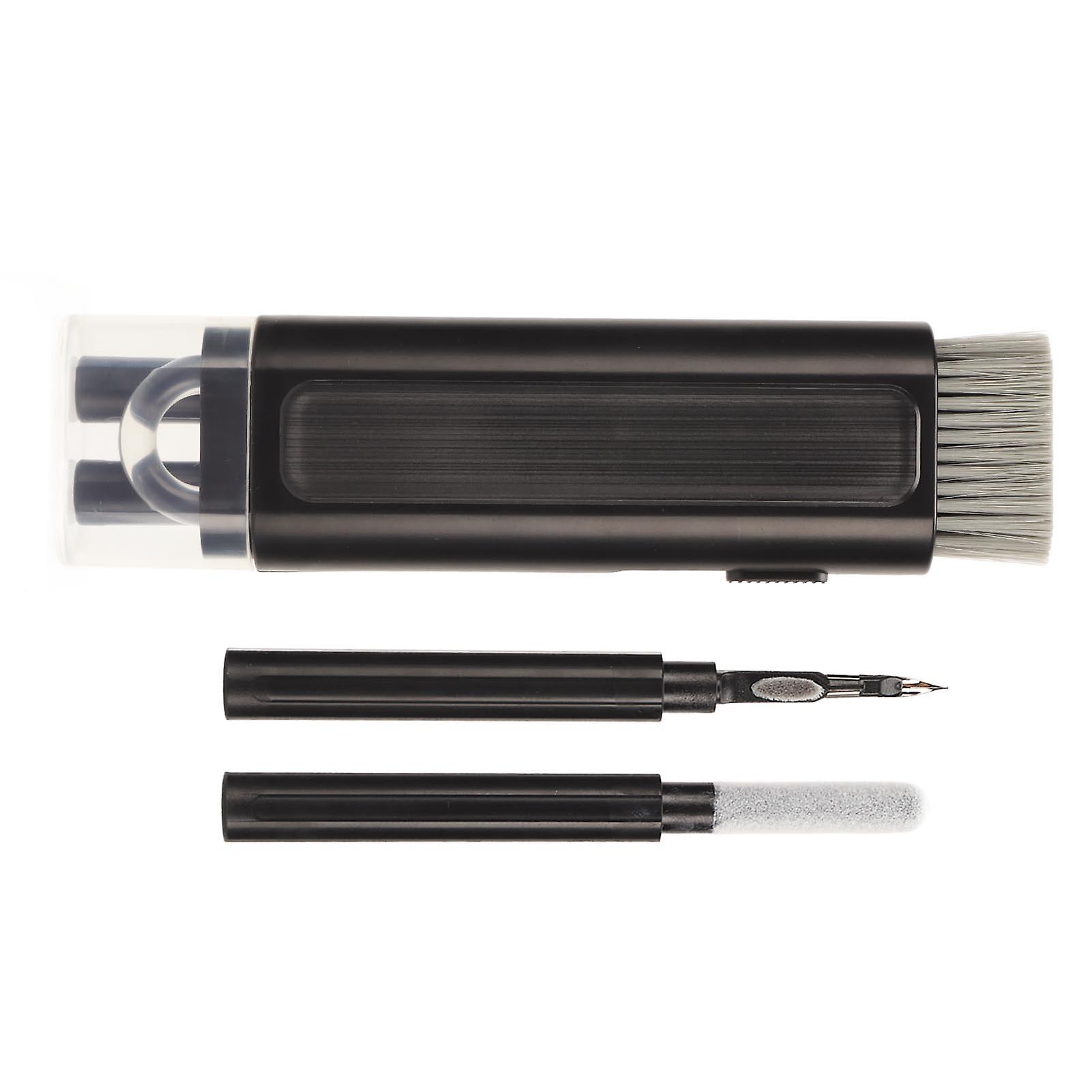 6 in 1 Keyboard Cleaning Kit Compact Portable ABS Material Sliding Design Multifunctional Electronics Cleaner Kit 