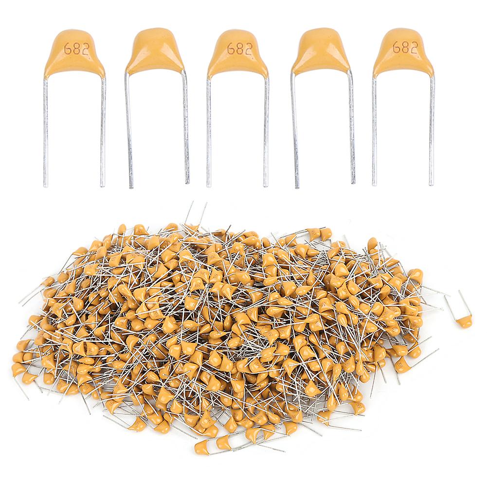 1000pcs Monolithic Capacitor 5.08MM DC50V 6800PF 10% Ceramic Capacitor Accessory