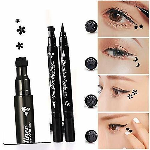 1 Ps Eyeliner Waterproof Makeup Cosmetic Eye Liner Pencil Liquid Winged Stamp
