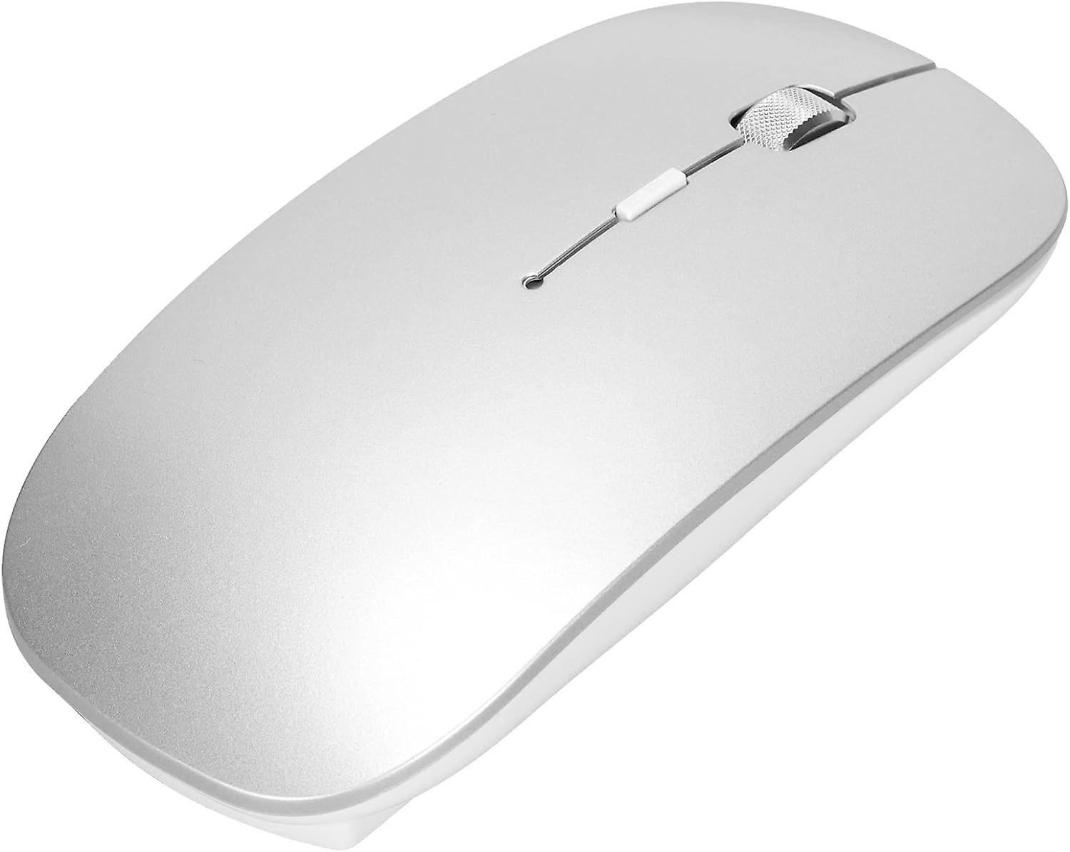 Wireless Mouse, 2.4GHz Connection Mute Click Computer Mouse High Sensitivity Optical Tracking Gaming
