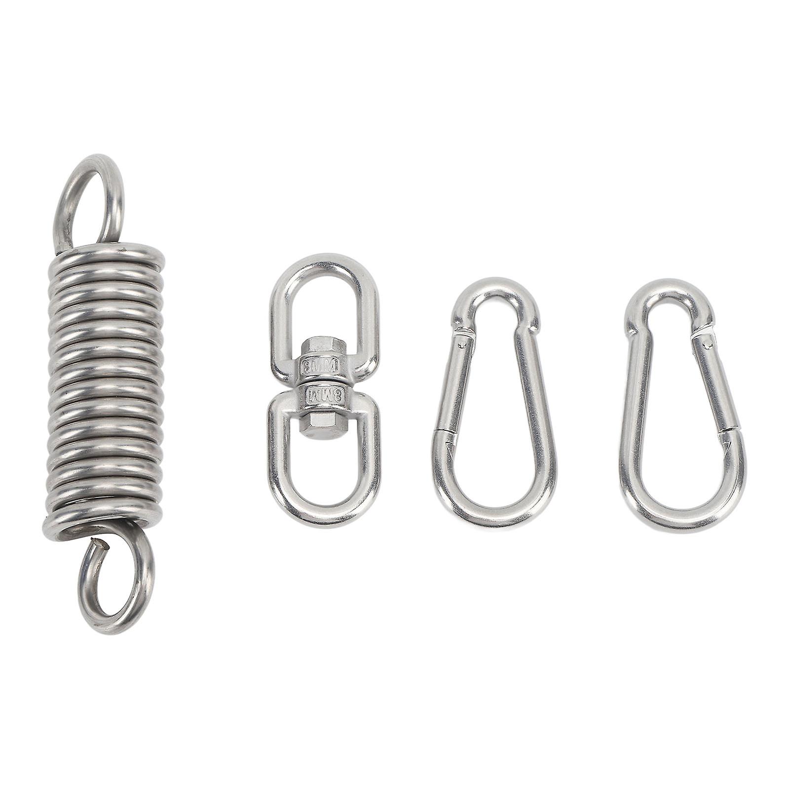 Professional 304 Stainless Steel Punching Bag Spring, 200kg Load Capacity, 360 Degree Rotation, for Home Camping Swing