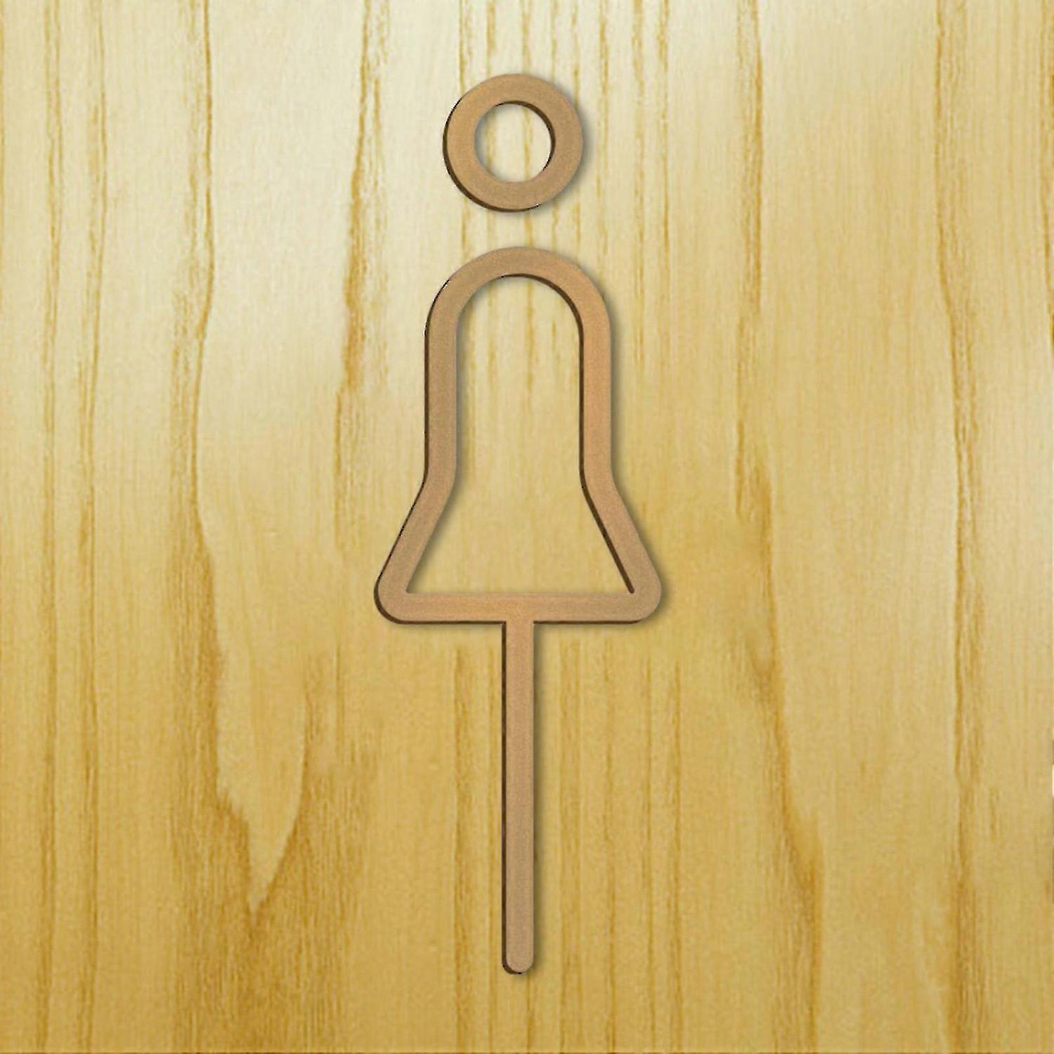 علامة مرحاض لافتات الحمام الذاتي لزجة الحمام تسجيل علامة تعريف الحمام للمحلات المنزلية