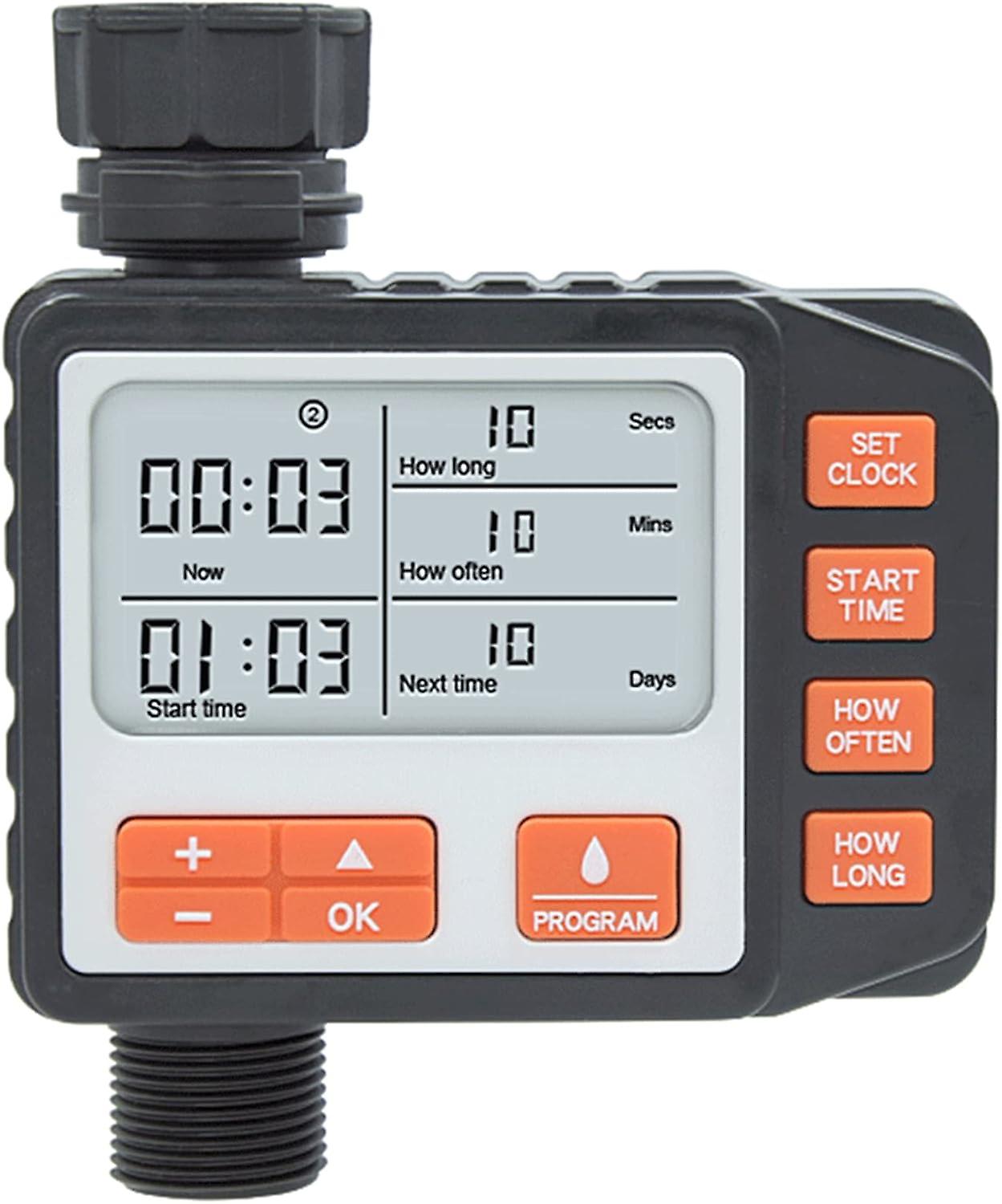 Waterproof Automatic Watering Timer Controller Irrigation Controller Multifunction Digital Sprinkler Timer for Gardens, Vegetables, Lawns and Farms -