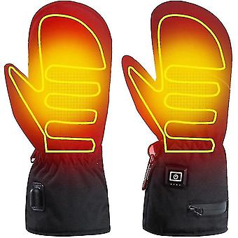 Verwarmde wanten voor dames, oplaadbaar, touchscreen, antislip, fleece gevoerd, winter, fietsen, skiën-dwdz