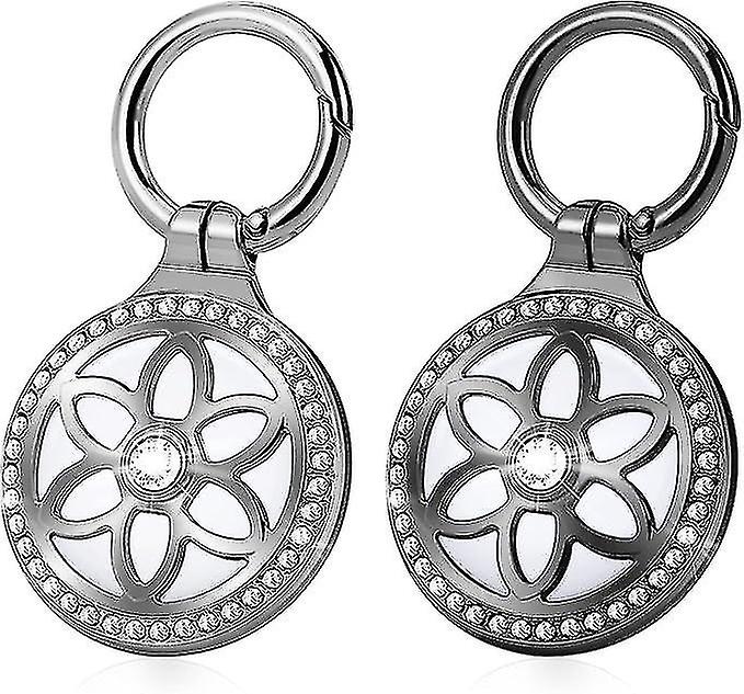 Airtag Keychain, Airtag Case With Key Ring, Metal Protective Airtag Holder Compatible With Apple Airtag(without Airtag)-dwdz