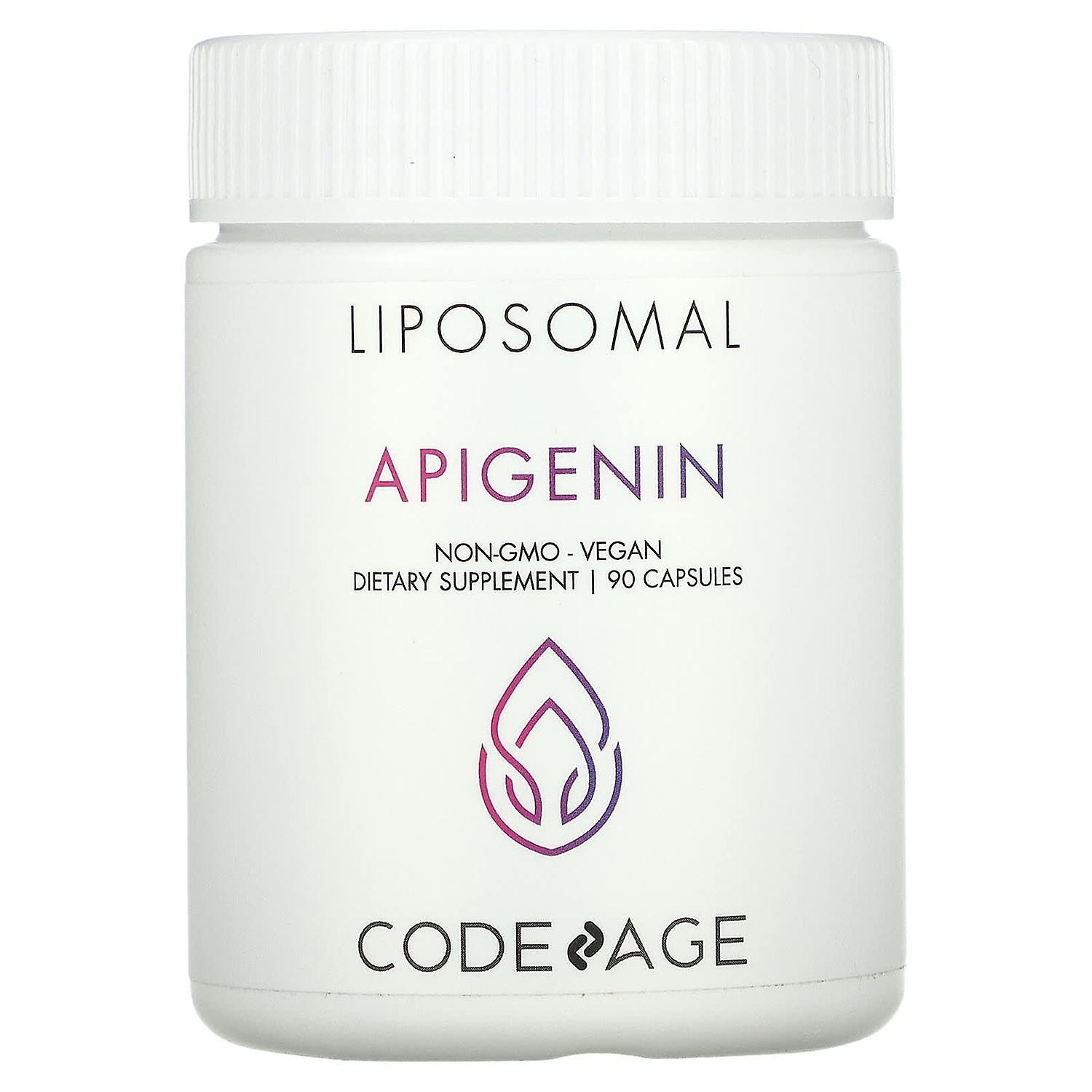 Codeage, Liposomal, Apigenin, Non-GMO, Vegan, 90 Capsules