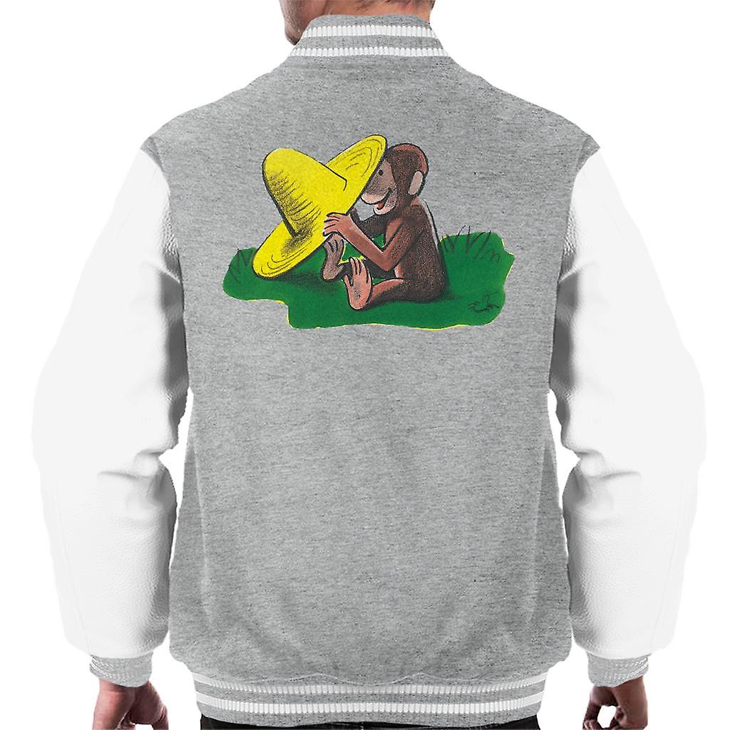 Curious George Yellow Hat Men's Varsity Jacket