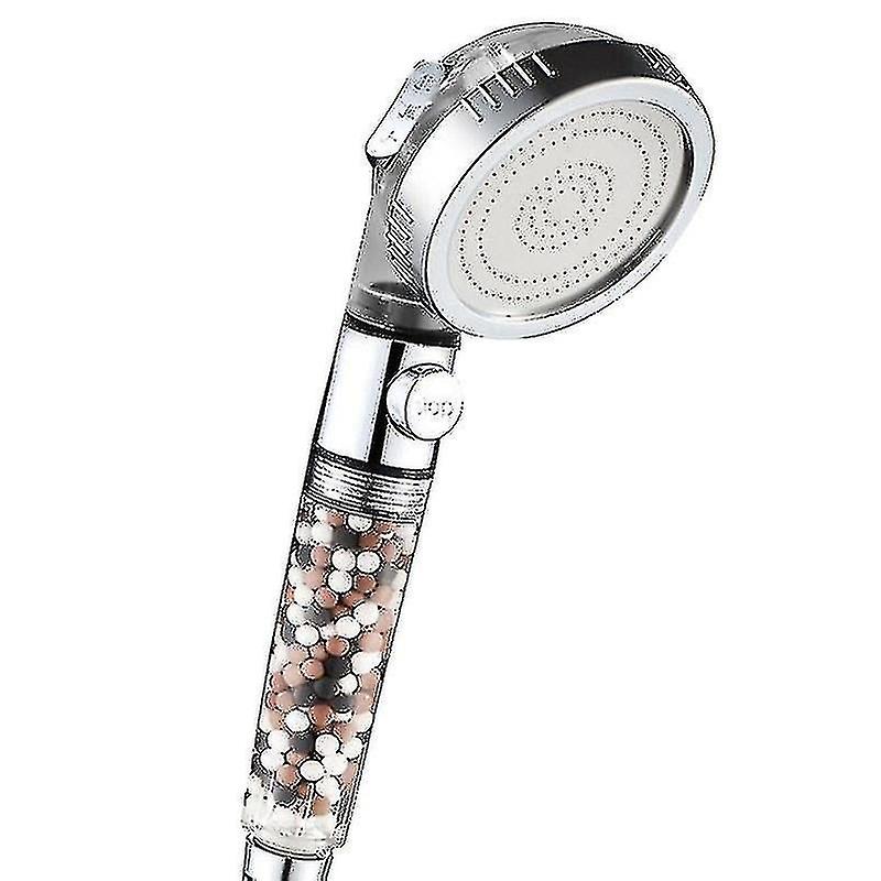 Adjustable High Pressure Handheld Shower Head with Massage Rainfall Modes