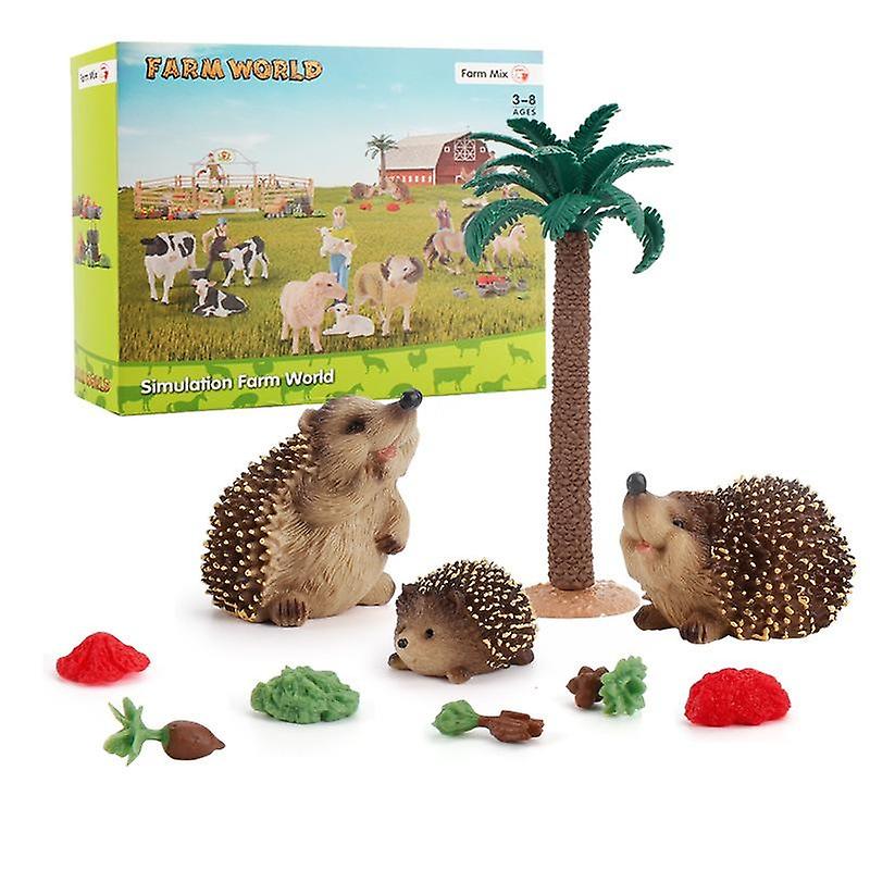 Figurines Simulated Plastic Hedgehogs Style