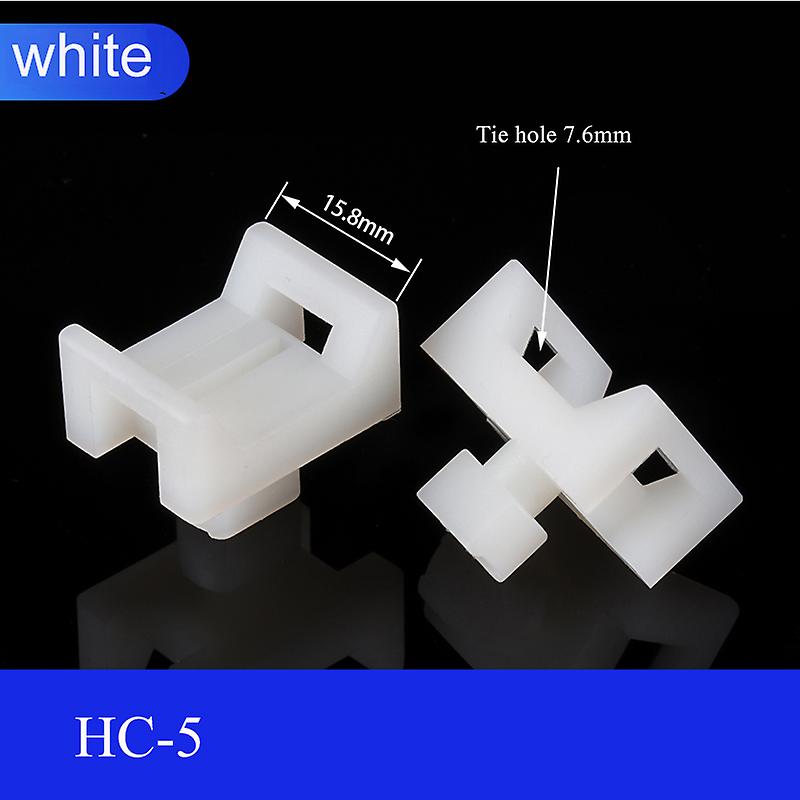 30pcs מחזיק חגורה מתגלגל HC אוכף ניילון חומר כבל אבזם עניבה חוט קליפ