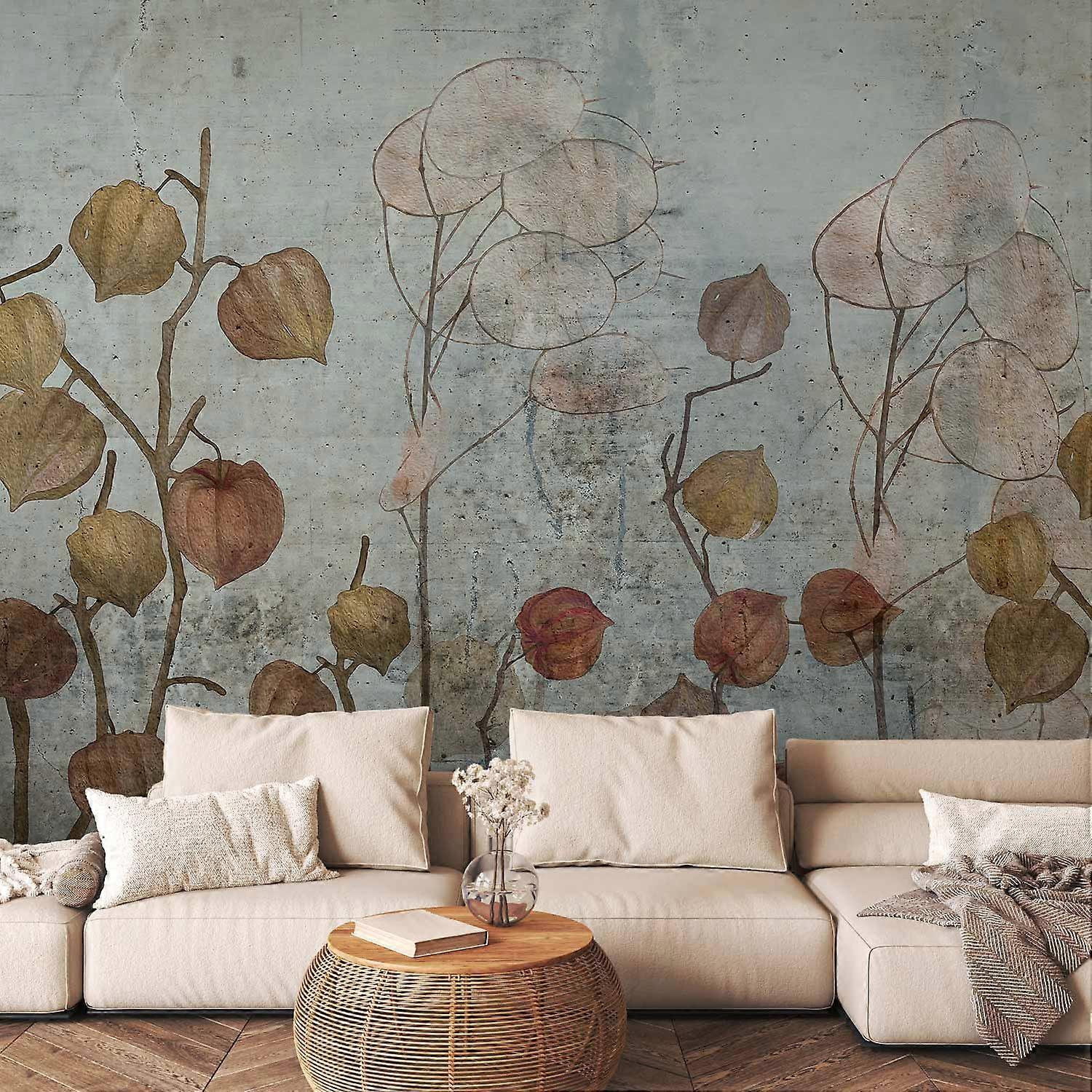 Self-adhesive Wall Mural - Painted Lunaria