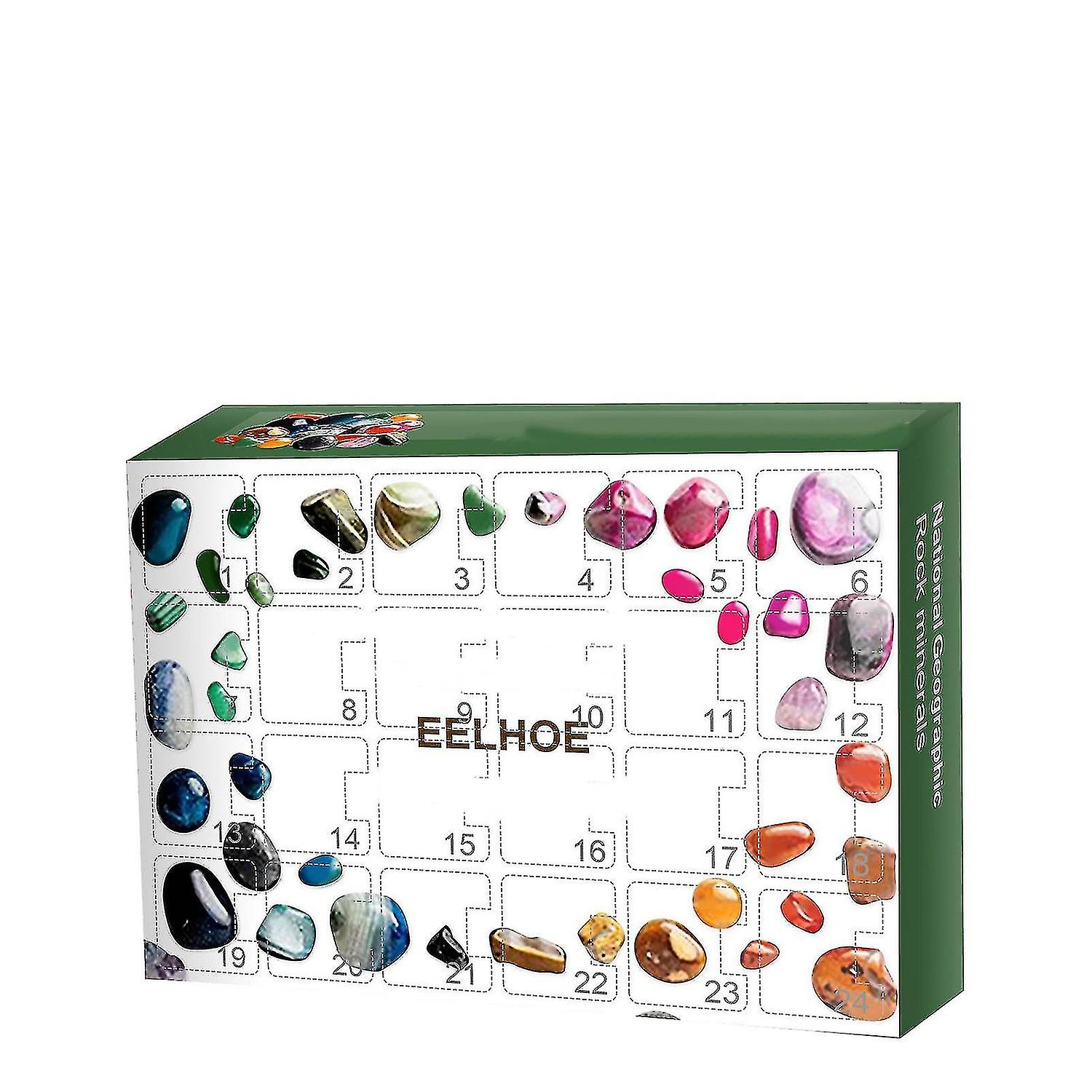 Advent Calendar Mineral Toy Gift Box Creative Christmas Countdown