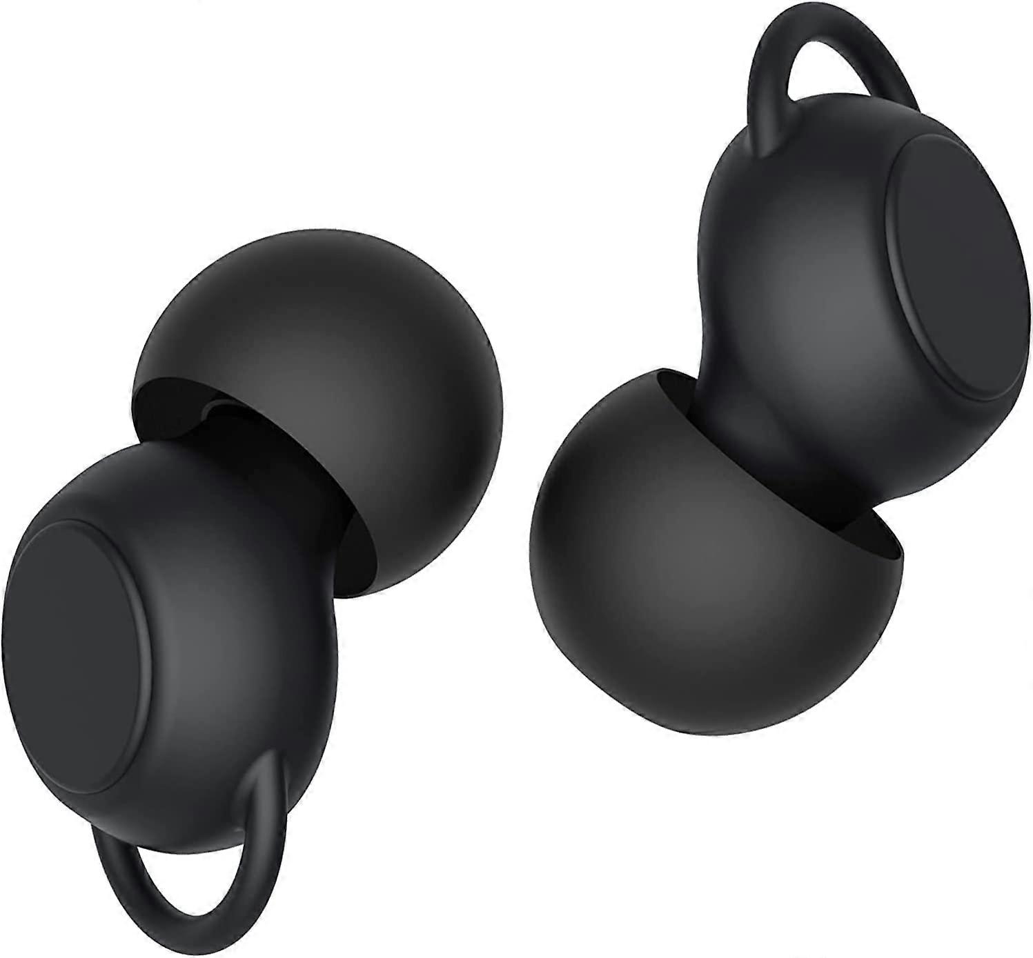 Ear Plugs for Sleeping, 1 Pairs Ultra-Quiet Soft Reusable Silicone Hearing Protection for Work/Study/Travel/Sleep Snoring 30-35dB Noise Reduction in