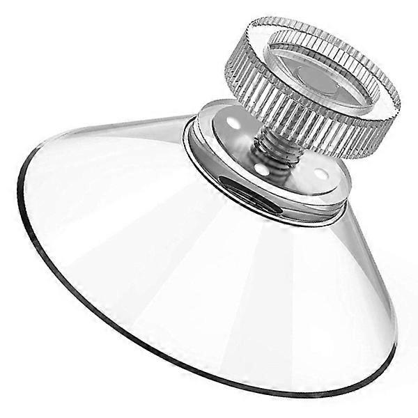 set of 30 suction cups with thread and knurled nuts  40 mm, transparent, for car, camping, window, sun visor